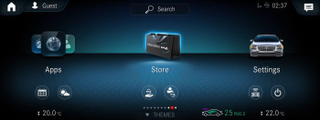 Here’s what the Online Store will look like. Photo: Mercedes